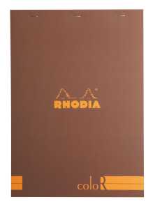 Rhodia Block Rhodia coloR A4 lin 70Bl schoko