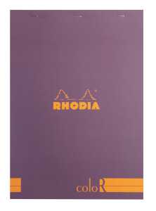 Rhodia Block Rhodia coloR A4 lin 70Bl violett