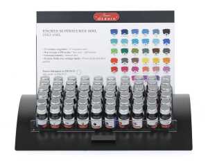 Herbin Metalldisplay Tinten leer