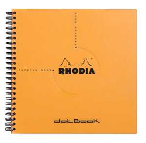 Rhodia ReverseBook 21x21 Dot 80Bl orange