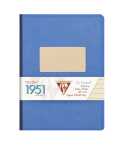 Clairefontaine 1951 Heft Lein 14,8x21 192Bl lin blau