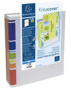 Ordner A4 KC PVC 80mm weiß