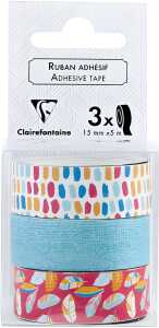 Clairefontaine Apache 3 Dekobänder selbstkl 1,5cm