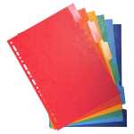 Exacompta Reg 6tlg A4 manila 225g+verst tabs