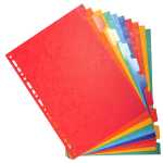 Exacompta Reg 10tlg A4 manila 225g+verst. Tabs