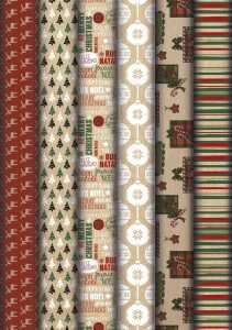 Clairefontaine Geschenkpapier Weihnachten 2x0,70m