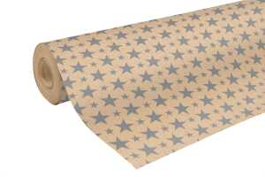 Clairefontaine Kraft Rolle 50mx0,70mm Weihn Sterne