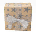 Clairefontaine Kraft Rolle 50mx0,70mm Weihn Sterne