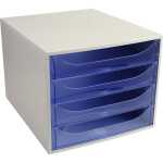 Exacompta Ecobox open ECO grau/eisblau Tz
