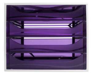 ECOBOX open ECO grau/violett Tz