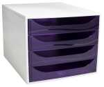 ECOBOX open ECO grau/violett Tz