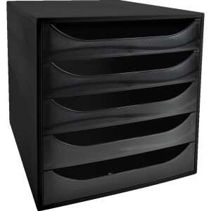 Le Dauphin Ecobox A4+ 5 Laden open schwarz