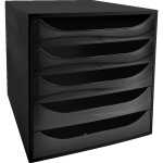 Le Dauphin Ecobox A4+ 5 Laden open schwarz