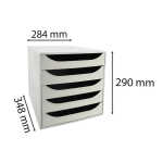 Le Dauphin ECOBOX+ 5 Laden open ECO grau