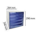 Le Dauphin ECOBOX+ 5 Laden open ECO gr/eibl Tz