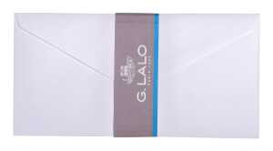 Lalo Umschlag DL Velin de France weiss 20St