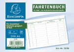 Fahrtenbuch A6 Quer 40 Blatt
