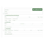 Exacompta Urlaubsantrag A5 Quer 2x40 Blatt