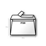 Clairefontaine 5 Umschläge Pollen 90x140 elfenbein