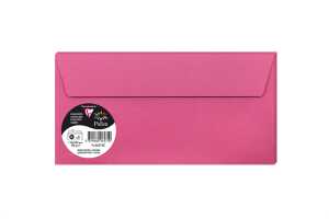 Clairefontaine 5 Umschläge Pollen 110x220 fuchsia