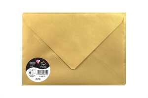 Clairefontaine 5 Umschläge Pollen 162x22 gold