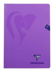 Clairefontaine Mimesys Heft A4 40Bl kar+R sort