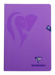 Clairefontaine Mimesys Heft A4 48 Bl lin+R sort