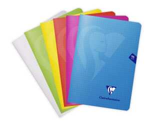 Clairefontaine Mimesys Heft A5 48Bl kariert sort