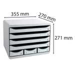 STORE-BOX MINI 7 Schbl Clc lichtgr