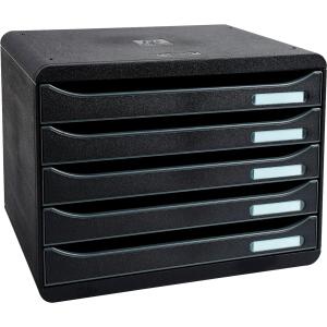 Exacompta BIG-BOX PLUS QUER schwarz glossy