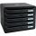 Exacompta BIG-BOX PLUS QUER schwarz glossy
