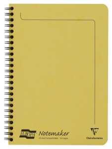 Clairefontaine Europa SpiralheftA5 60bl lin zitron