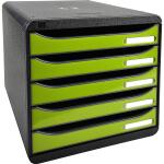Exacompta BIG-BOX PLUS sw/glossy lemongrün