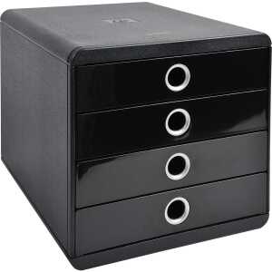 Pop-Box Classic schwarz/silber