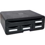 Exacompta TOOLBOX MINI 4 Schbl sw/schwarz glossy