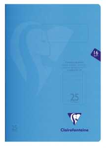 Clairefontaine Scoolbook A4 Lin. 25 blau 16BL