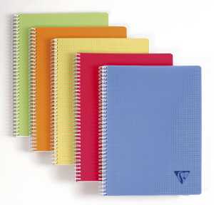 Clairefontaine Spiralheft 240x320 Linicol kar 50Bl sort