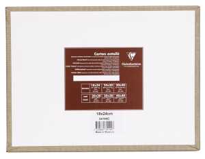 Clairefontaine Malkarton natur 18x24 cm