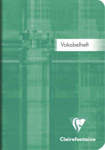 Clairefontaine Vokabelheft A6 lin 1-Mittelstrich 32Bl