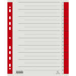 Brause Trennblatt Mikroperf 230g/qm rot