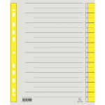 Brause Trennblatt Mikroperf 230g/qm gelb