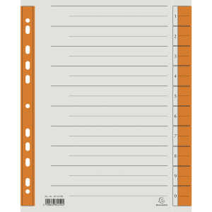 Brause Trennblatt Mikroperf 230g/qm orange