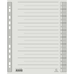 Brause Trennblatt Mikroperf 230g/qm grau