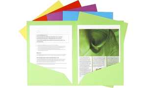 Exacompta Pg 25 Aktendeck 2 Innenf NF A4 lila