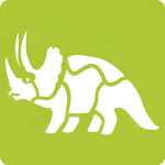 Avenue Mandarine Set 6 Schablonen Dinosaurier