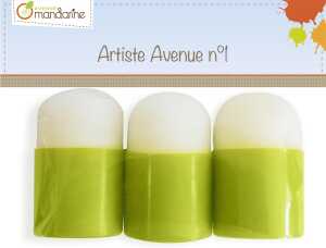 Avenue Mandarine Set 3 Stempel Schaumstoff