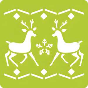 Avenue Mandarine Set 6 Schablonen Weihnachten 2
