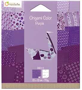 Avenue Mandarine Origamipapier 12x12 20Bl 70g lila