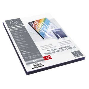 Exacompta Deckel PVC 0,15mm 100St kristall