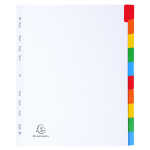 Exacompta Regis 10tlg A4+ wei manila +farbTab